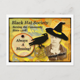 1308 Black Hat Society Post Card