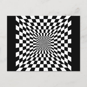 1309062598_Vector_Clipart black white OPTICAL ILLU Postcard
