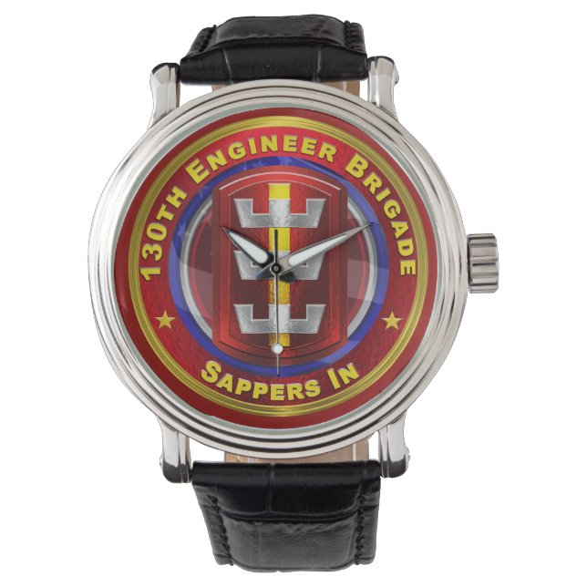 130th Engineer Brigade “Sappers In” Watch (Front)