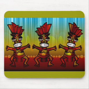 1312743176_Vector_Clipart Hawaiian Tiki men Mouse Pad