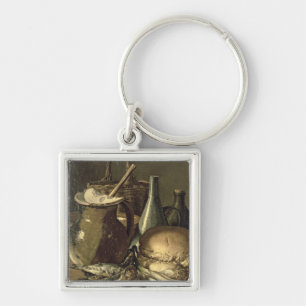 131-0058519/1 Still Life with Fish, Leeks and Brea Key Ring
