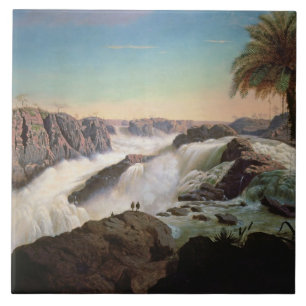 131-0059242 The Paulo Alfonso Falls, 1850 Ceramic Tile
