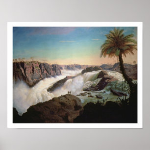 131-0059242 The Paulo Alfonso Falls, 1850 Poster