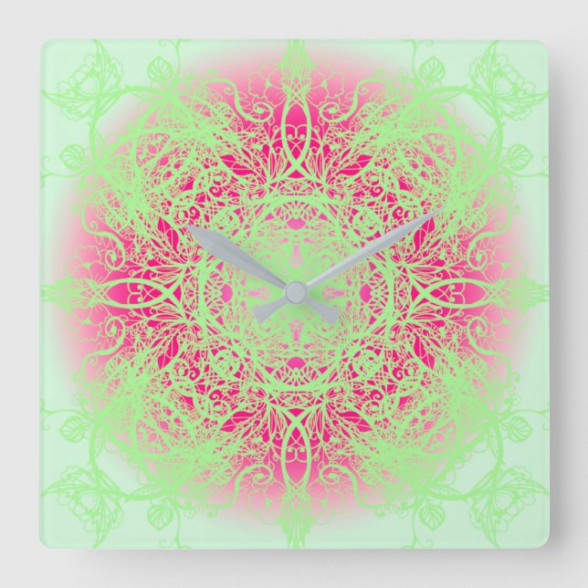 131 SQUARE WALL CLOCK (Front)