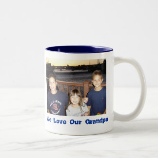 131, We Love Our Grandpa Two-Tone Coffee Mug