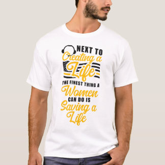 1323 Dispatcher Thin Gold Line Next To Creating A T-Shirt
