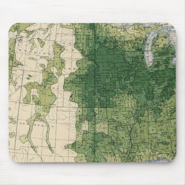132 Improved land 1900 Mouse Pad (Front)