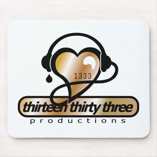 1333 Productions Logo Mouse Pad (Front)