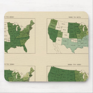 133 Increase value of farms 1850-1900 Mouse Pad