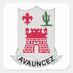133rd Infantry Regiment Square Sticker