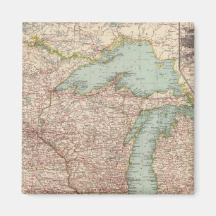 13435 Mich, Wis, Minn, Ia, Mo, Ill, Ind, Ky Magnet