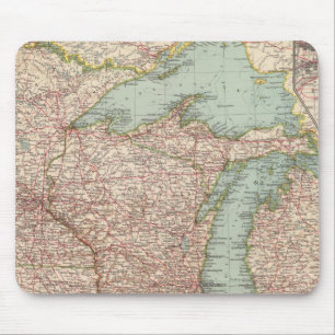 13435 Mich, Wis, Minn, Ia, Mo, Ill, Ind, Ky Mouse Pad