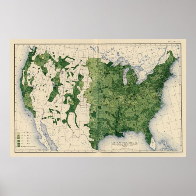 134 Value farm products 1900 Poster (Front)