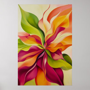 1376 Floral Poster