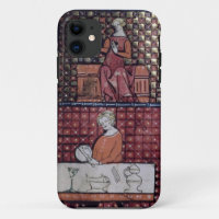 137-0011409/1 Seated woman with a dove and a man c