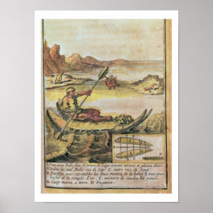 137-627922 Illustration from a history of Chile sh Poster