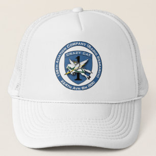 138th Avn Co - Crazy Cat Trucker Hat