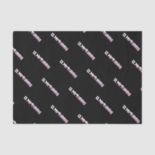 13.1 Half Marathon Training - Pink Running Tissue Paper