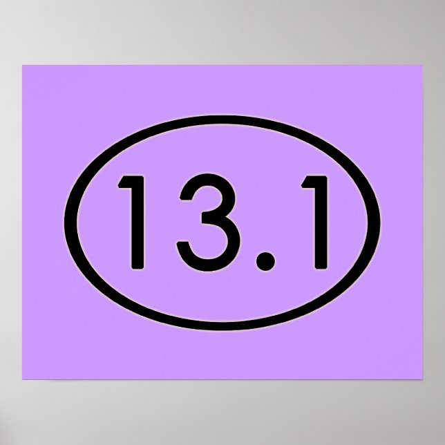 13.1 Miles Poster (Front)