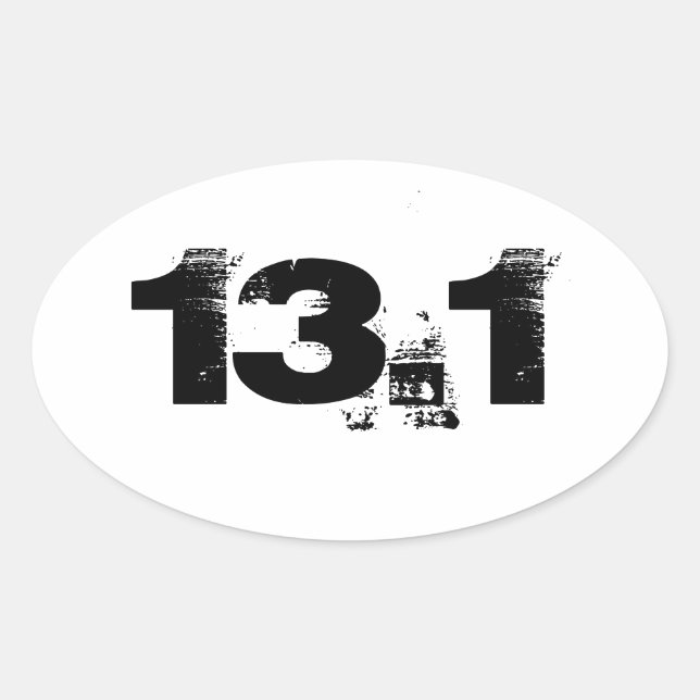 13.1 OVAL STICKER (Front)