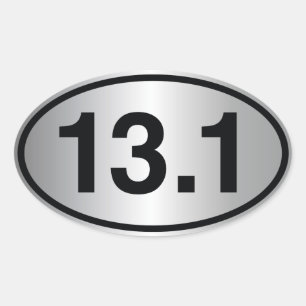 13.1 OVAL STICKER