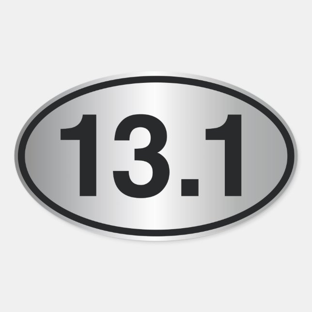 13.1 OVAL STICKER (Front)