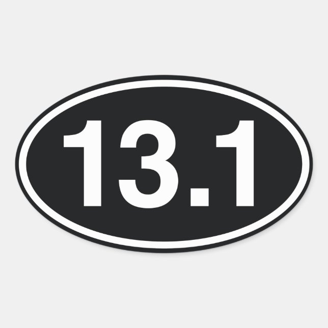13.1 OVAL STICKER (Front)
