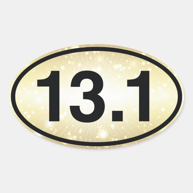 13.1 OVAL STICKER (Front)