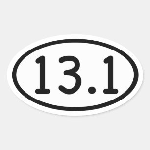 13.1 OVAL STICKER
