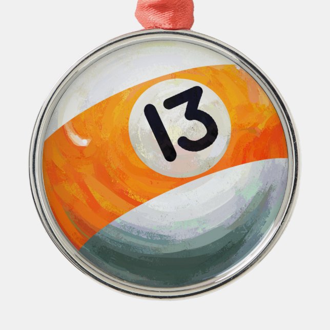 13 Ball Metal Ornament (Front)