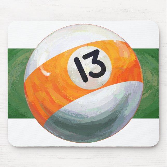 13 Ball Mouse Pad (Front)