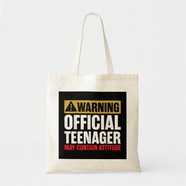 13 Birthday Official Teenager Boy 13yr Math 13th B Tote Bag (Front)