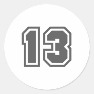 13 CLASSIC ROUND STICKER