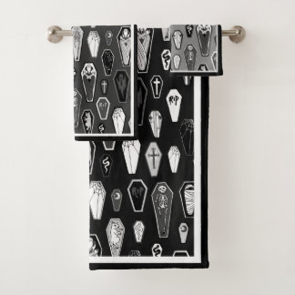 13 Coffins Bath Towel Set