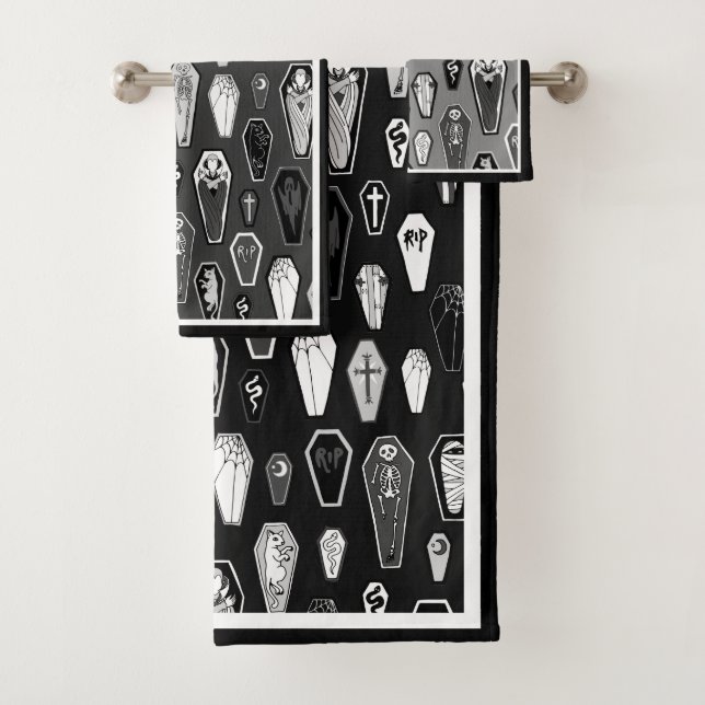 13 Coffins Bath Towel Set (Insitu)