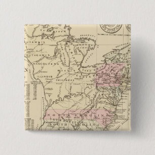 13 colonies 1776 15 cm square badge