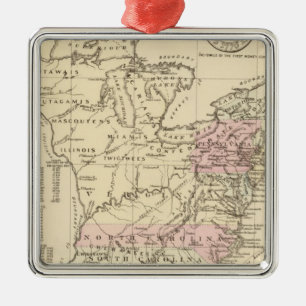 13 colonies 1776 metal tree decoration