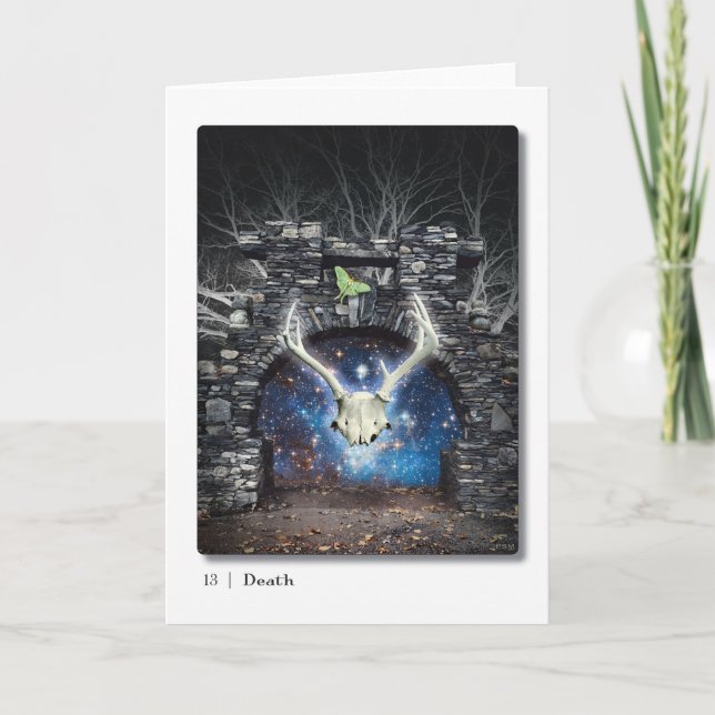 13 Death Tarot Greeting Card (Front)