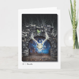 13 Death Tarot Greeting Card