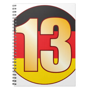 13 GERMANY Gold Notebook