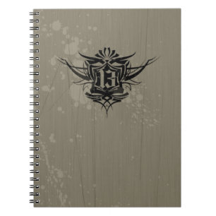 " 13 " Gothic Tattoo Notebook