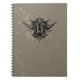 " 13 " Gothic Tattoo Notebook