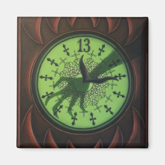 13 Hour Clock Magnet (Front)