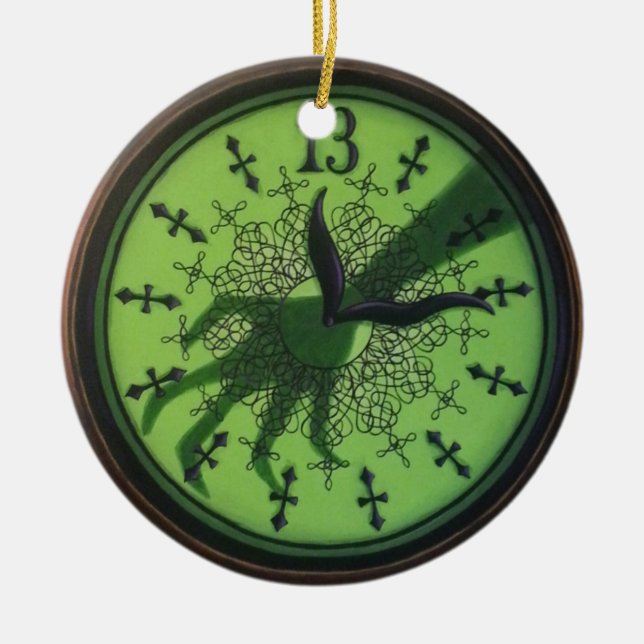 13 Hour Clock Ornament (Front)