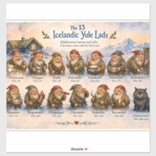 13 Icelandic Yule Lads Christmas in Iceland