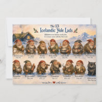 13 Icelandic Yule Lads Christmas in Iceland