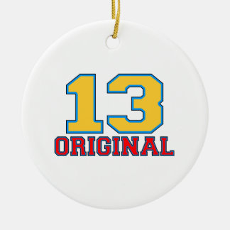 13 Original Birthday Designs Ceramic Ornament