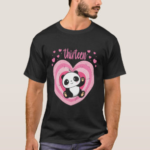 13 Panda 13Th B-Day T-Shirt
