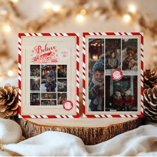 13 Photo Polar Express Christmas Ticket Holiday Card