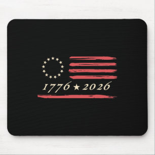 13-star Betsy Ross American Us Flag 4th Of July Di Mouse Pad